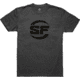 SureFire SF Button Logo T-Shirt - Mens, 60% Cotton/40% Polyester, Gray, 2XL, SST-SFB-DG-2XL