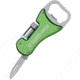SwissTech Bottle Opener Multi-Tool, Green/Stainless Steel MFTCSGR-OP-NA