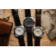 Szanto Automatic Officer Watches, Black Dial, Black Strap, Steel, One Size, SZ 6201E