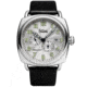 Szanto Automatic Officer Watches, Silver Dial, Black Strap, Steel, One Size, SZ 6202E