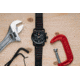 Szanto Icon Roland Sands Chrono Watches, Black Dial, Black Strap, Black, One Size, IC RS 2252