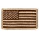 Tac Shield American Flag Patch Coyote 03802