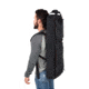 Tac-Six Tac-Six Polyester Ghost Vertical Tactical Gun Case w/Backpack Straps and Pocket, Lockable, Zipper, 34in Long, Stitched Webbing Handle, Padded Lining, Black, 10831