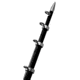 TACO Marine 12' Black/Silver Center Rigger Pole - 1-1/8" Diameter 58987