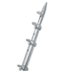 TACO Marine 12' Silver/Silver Center Rigger Pole - 1-1/8" Diameter 58988