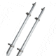 TACO Marine 18' Deluxe Outrigger Poles w/Rollers - Silver/Silver 75105