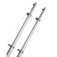 TACO Marine 18' Deluxe Outrigger Poles w/Rollers - Silver/Silver, OT-0318HD-VEL