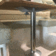 TACO Marine 28.625in High Table Pedestal Post For 3in Base And Support Ribbed, Z76-9271VEL28.63-1