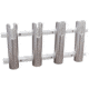 TACO Marine 4-Rod Rack Holder Aluminum/Poly 68777