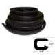 TACO Marine Flexible Vinyl Trim - 1/2" Opening x 5/8"W x 25'L - Black 49555