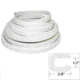 TACO Marine Flexible Vinyl Trim - 1/2" Opening x 5/8"W x 25'L - White 49556