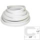 TACO Marine Flexible Vinyl Trim - 1/2" Opening x 5/8"W x 25'L - White, V30-1316W25-1
