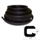 TACO Marine Flexible Vinyl Trim - 1/4" Opening x 1/2"W x 25'L - Black 49551