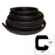 TACO Marine Flexible Vinyl Trim - 3/8" Opening x 5/8"W x 25'L - Black 49553