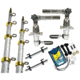 TACO Marine Grand Slam 280 Package w/15' Silver/Gold Poles,2 280 Outrigger Mounts, Premium Rigging kit and Line Caddy 49413