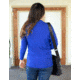 Tactica Classy Concealment Two Piece Top, Blue, ExtraSmall, TT-SHR-TST521-BLU-XS