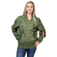 Tactica Flight Jacket - Womens, Green, Medium, TT-JCKT-RX18041-GN-M