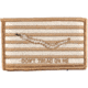 Tactical Assault Gear USA Flag Patch, Desert Tan DTDTM