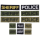 Tactical Tailor Sheriff ID Badge, Black/Coyote Brown, 3x4, 78212-14