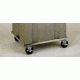 Tegrant Thermosafe ThermoSafe Dry Ice Storage and Transport Chests, ThermoSafe Brands 377R Aluminum Dolly With 4in Casters for 302 Dry Ice Chest