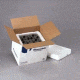Tegrant Thermosafe Thermosafe Foam Vial Shippers, Case of 8, Thermosafe Brands Shippers For 28 Mm Vials 12-Vial Shipper, 480-413