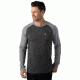 Tentree Cheam Modal Long Sleeve, Mens, Charcoal Gray/Lunar Rock, S SP18-MLCHE-GRY1-S