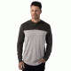 Tentree Dakar Tencel French Terry Long Sleeve, Mens, Lunar Rock/Phantom, S SP18-MLDAK-GRY-S