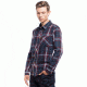 Tentree Fergus Long Sleeve Flannel Button Up Shirt - Mens, Navy, Small, FA17-MWFER-BLU1-S