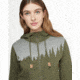 Tentree Juniper Zip Hoodie - Womens, Olive Night Green Heather, L, TCW1760-0464-L