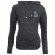 Tentree Unplug Fleece Hoodie, Womens, Meteorite, Extra Small, FA18-WFUNP-BLK-XS