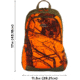 Terrain Delta Backpack/Daypack, Mossy Oak Break-Up Blaze Camo, 1350 Cubic in, 19237