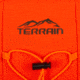 Terrain Tundra Camping Backpack/Daypack, Blaze Orange, 1350 Cubic in, 19238
