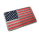 Thin Blue Line American Flag Vehicle Emblem, Red/white/blue - AM-EMBLEM