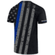 Thin Blue Line Athletic T-shirt - All-over, - SUB-TBL-SHIRT-2XL