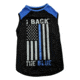 Thin Blue Line Dog Shirt - - DOG-TBL-L