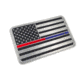 Thin Blue Line Dual Flag Car Emblem, Thin Red Line - DUAL-CAR-EMBLEM