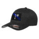 Thin Blue Line Flexfit Hat - 1* Asterisk , Thin Blue Line - FLEX-AST-BLACK-XXL