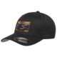 Thin Blue Line Flexfit Hat - Camo American Flag - FLEX-CAMO-AF-BLACK-LARGE