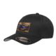 Thin Blue Line Flexfit Hat - Camo American Flag - FLEX-CAMO-AF-BLACK-XXL