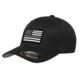 Thin Blue Line Flexfit Hat - Thin Silver Line Flag - FLEXFIT-TSL-BLACK-L