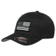 Thin Blue Line Flexfit Hat - Thin Silver Line Flag - FLEXFIT-TSL-BLACK-XL