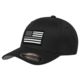 Thin Blue Line Flexfit Hat - Thin Silver Line Flag - FLEXFIT-TSL-BLACK-XL