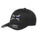 Thin Blue Line Flexfit Hat - Uk Flag, Thin Blue Line - FLEX-UK-BLACK-XXL
