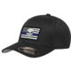 Thin Blue Line Flexfit Skull Hat - FLEX-SKULL-BLACK-MEDIUM