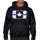 Thin Blue Line Hoodie - Canada - MEN-H-CAN-BLACK-XXL