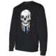 Thin Blue Line Long Sleeve - Halloween Thin Blue Line, Black - TBL-L-HALO-BLK-XXL