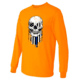Thin Blue Line Halloween Long Sleeve Shirt - Mens, Extra Large, Orange, TBL-L-HALO-ORG-XL