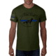 Thin Blue Line Men's T-shirt - Sheepdog - SHEEPDOG-GREEN-XXL