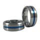 Thin Blue Line Men's Ring, Tungsten, Thin Blue Line - MEN-RING-TUNG-115