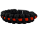 Thin Blue Line Paracord Survival Thin Red Line Bracelet, Standard - TRL-PARA-9